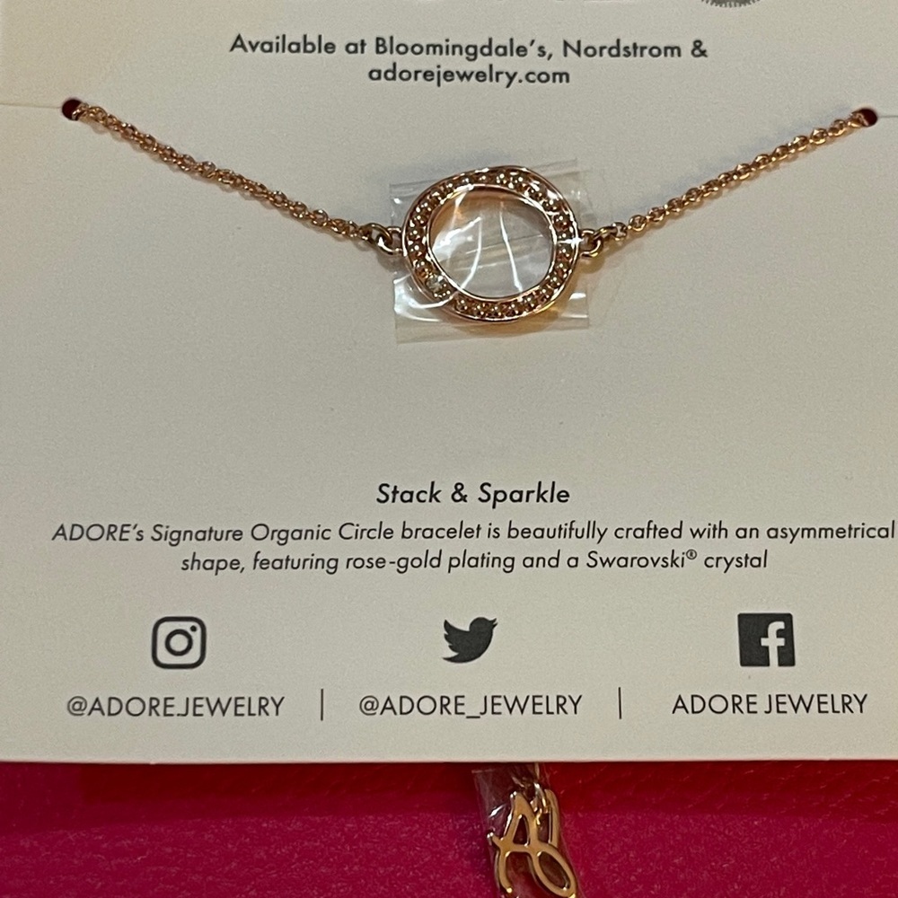 ADORE by Swarovski Circle Signature Bracelet - Picture 10 of 12